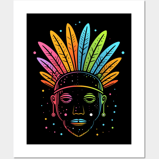 Rainbowfeather Wall Art by stkUA